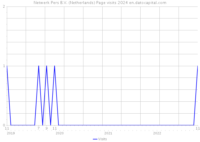 Netwerk Pers B.V. (Netherlands) Page visits 2024 