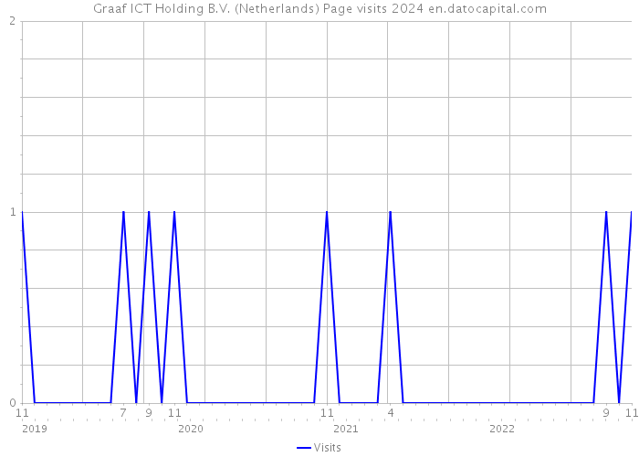 Graaf ICT Holding B.V. (Netherlands) Page visits 2024 