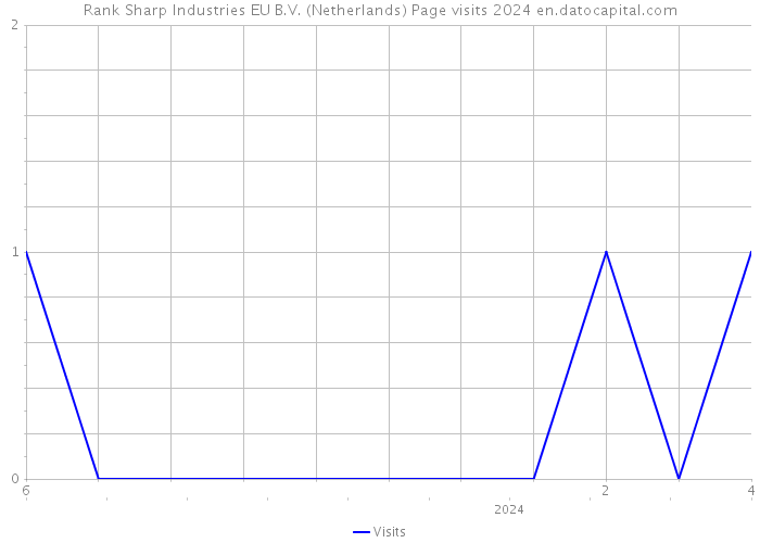 Rank Sharp Industries EU B.V. (Netherlands) Page visits 2024 