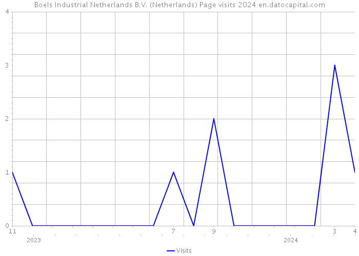 Boels Industrial Netherlands B.V. (Netherlands) Page visits 2024 