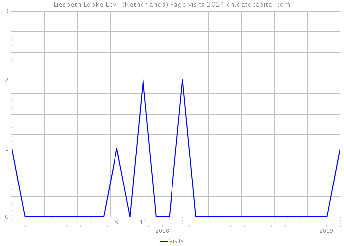 Liesbeth Lobke Levij (Netherlands) Page visits 2024 
