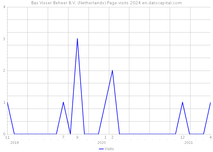 Bas Visser Beheer B.V. (Netherlands) Page visits 2024 