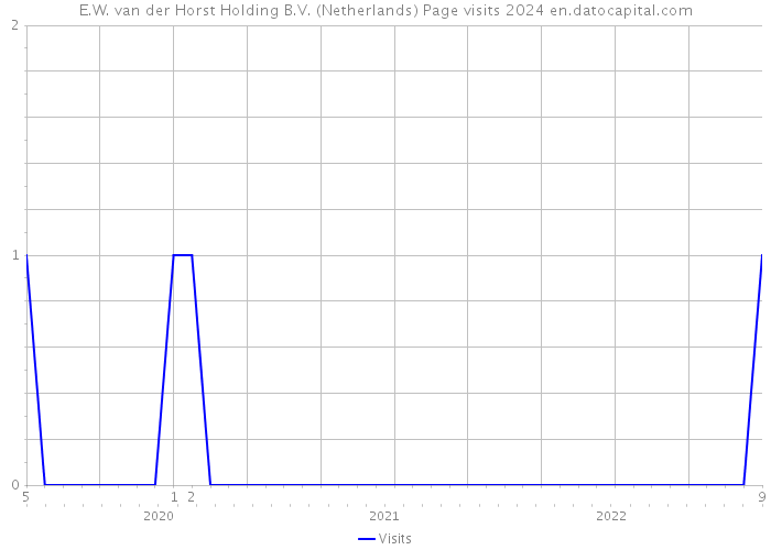 E.W. van der Horst Holding B.V. (Netherlands) Page visits 2024 