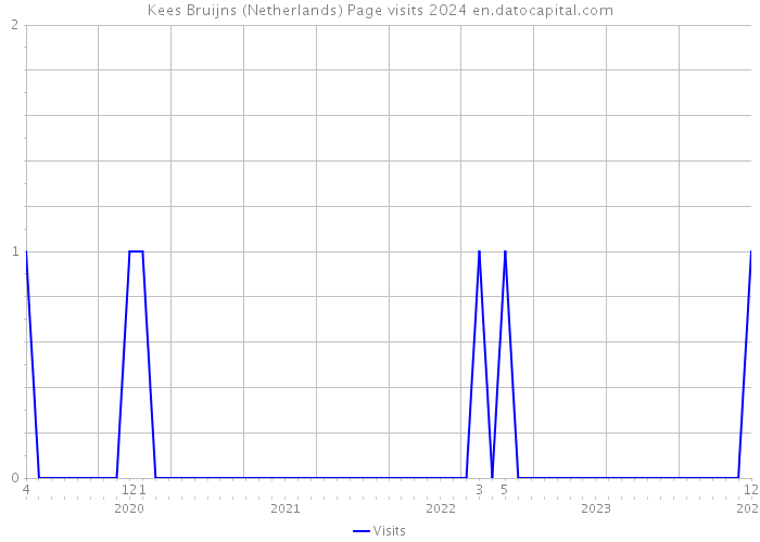 Kees Bruijns (Netherlands) Page visits 2024 