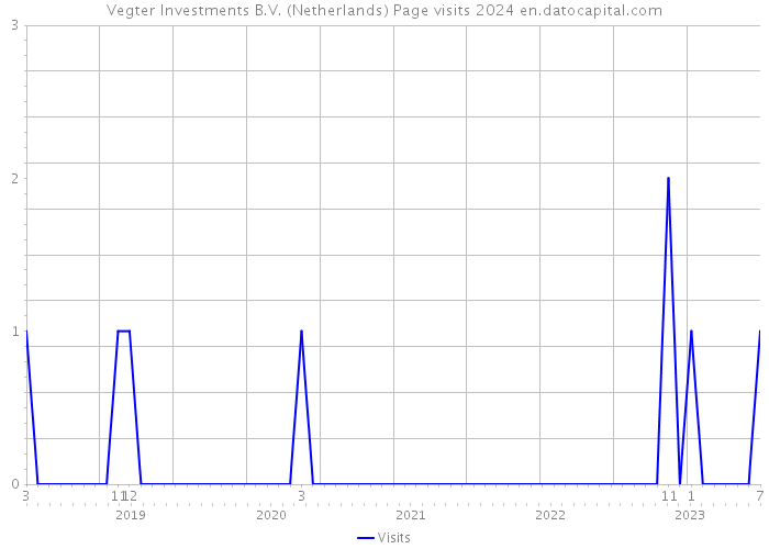 Vegter Investments B.V. (Netherlands) Page visits 2024 