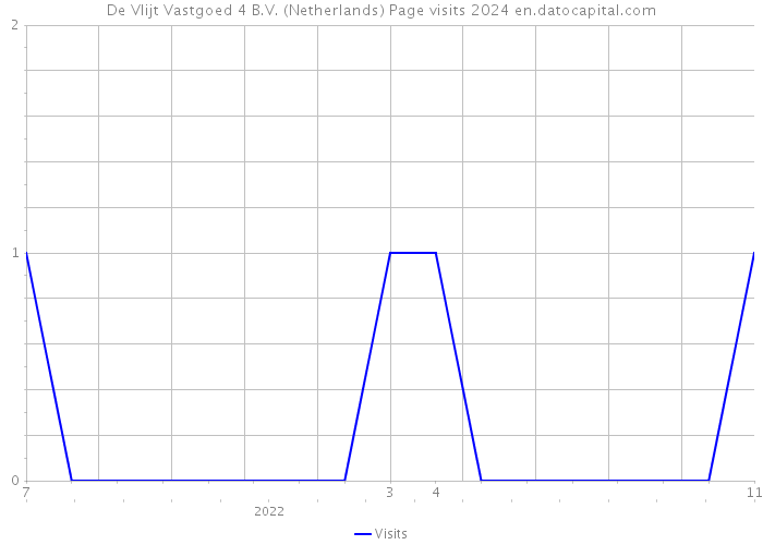 De Vlijt Vastgoed 4 B.V. (Netherlands) Page visits 2024 
