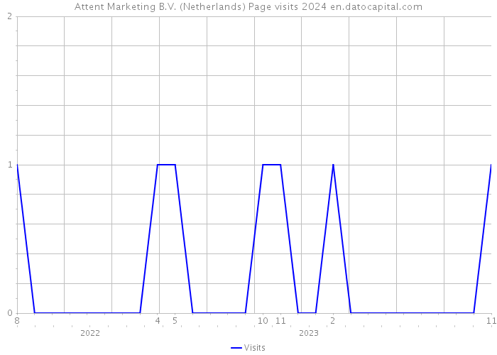 Attent Marketing B.V. (Netherlands) Page visits 2024 