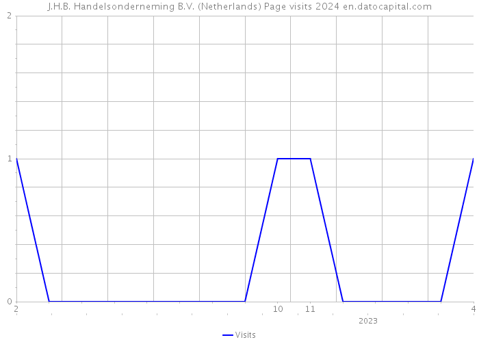 J.H.B. Handelsonderneming B.V. (Netherlands) Page visits 2024 