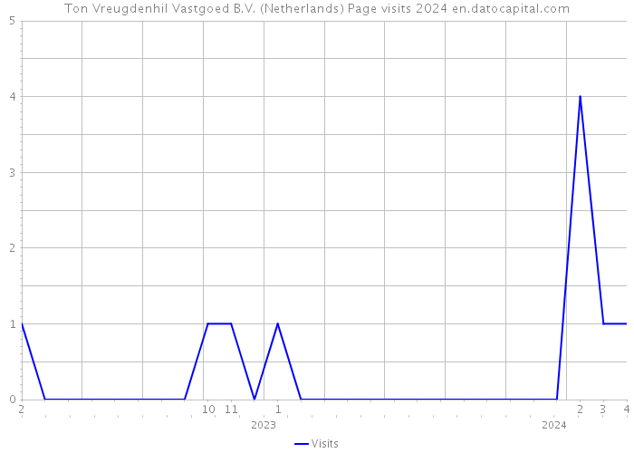Ton Vreugdenhil Vastgoed B.V. (Netherlands) Page visits 2024 