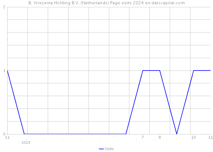 B. Vriezema Holding B.V. (Netherlands) Page visits 2024 