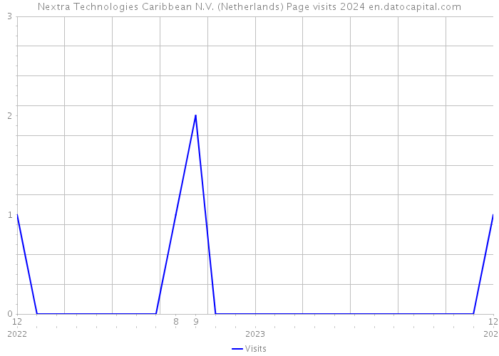 Nextra Technologies Caribbean N.V. (Netherlands) Page visits 2024 