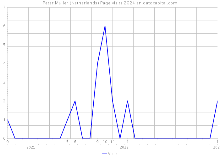 Peter Muller (Netherlands) Page visits 2024 