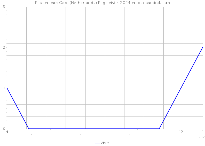 Paulien van Gool (Netherlands) Page visits 2024 