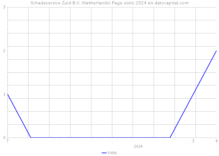 Schadeservice Zuid B.V. (Netherlands) Page visits 2024 