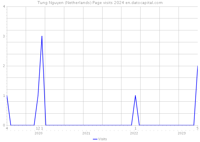 Tung Nguyen (Netherlands) Page visits 2024 