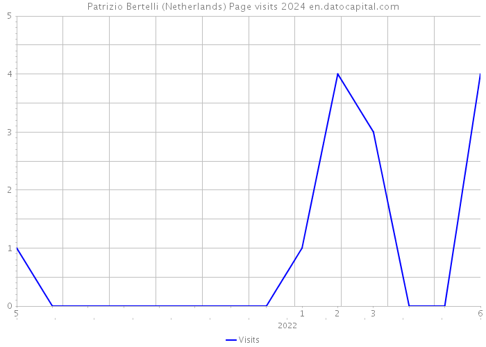 Patrizio Bertelli (Netherlands) Page visits 2024 