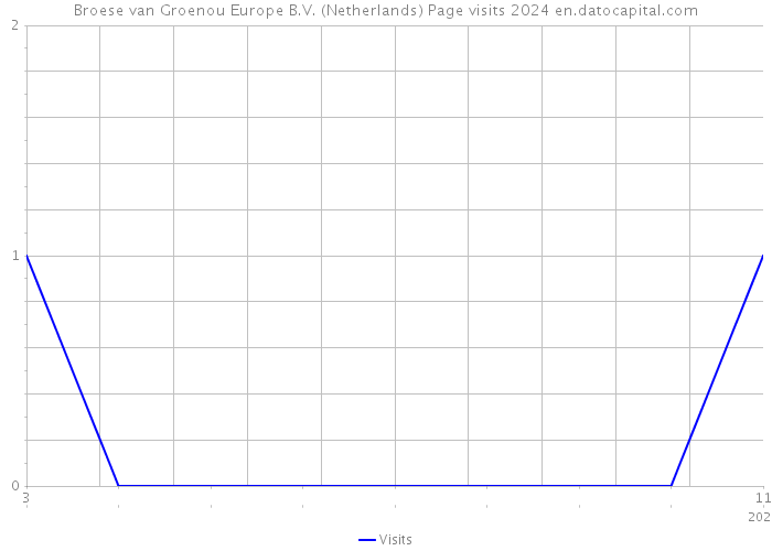 Broese van Groenou Europe B.V. (Netherlands) Page visits 2024 