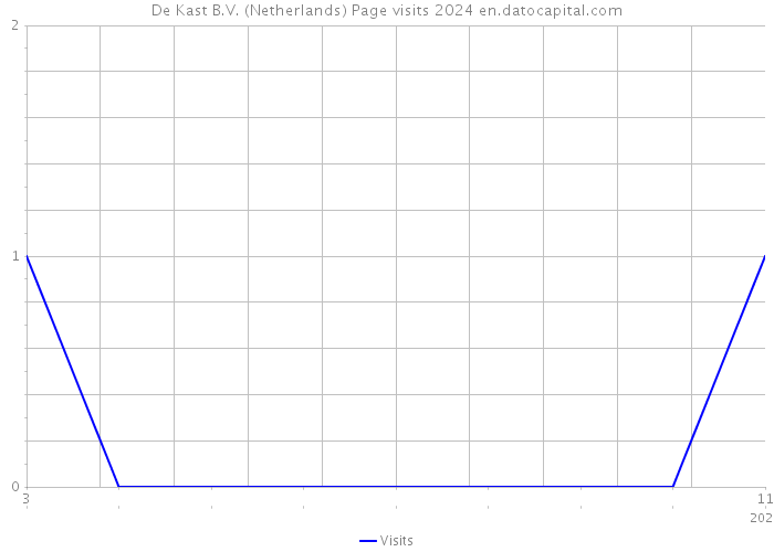 De Kast B.V. (Netherlands) Page visits 2024 