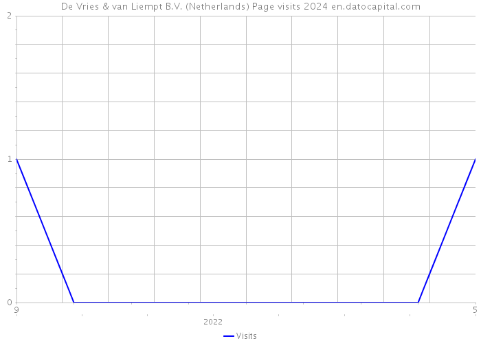 De Vries & van Liempt B.V. (Netherlands) Page visits 2024 