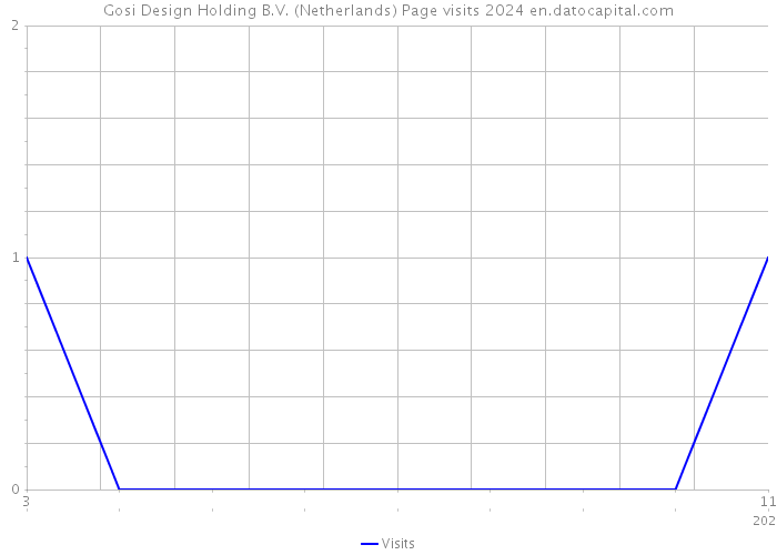 Gosi Design Holding B.V. (Netherlands) Page visits 2024 