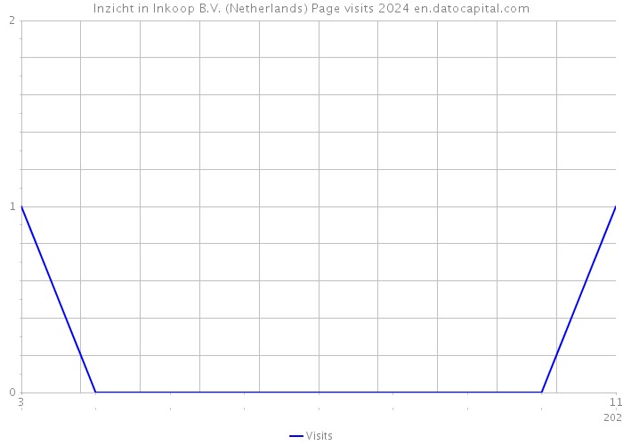 Inzicht in Inkoop B.V. (Netherlands) Page visits 2024 