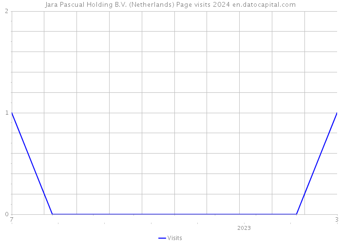 Jara Pascual Holding B.V. (Netherlands) Page visits 2024 