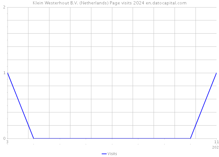 Klein Westerhout B.V. (Netherlands) Page visits 2024 