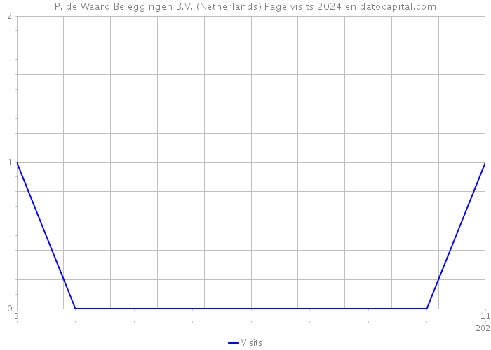P. de Waard Beleggingen B.V. (Netherlands) Page visits 2024 