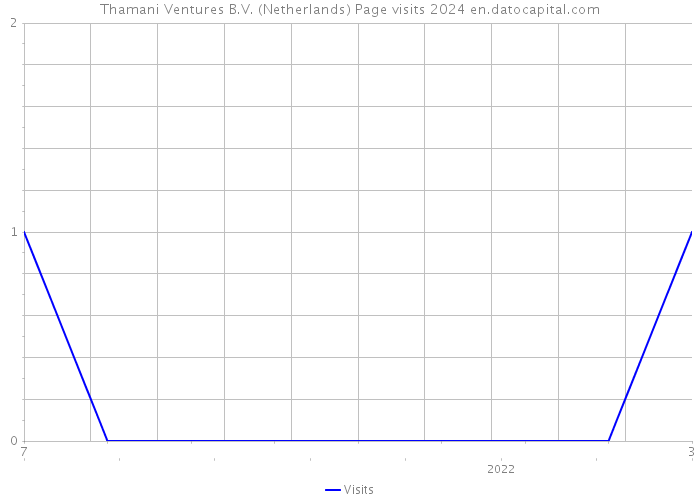 Thamani Ventures B.V. (Netherlands) Page visits 2024 