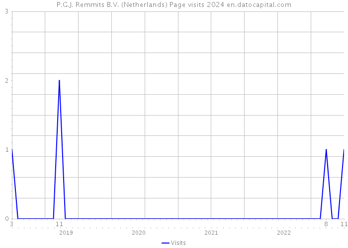 P.G.J. Remmits B.V. (Netherlands) Page visits 2024 