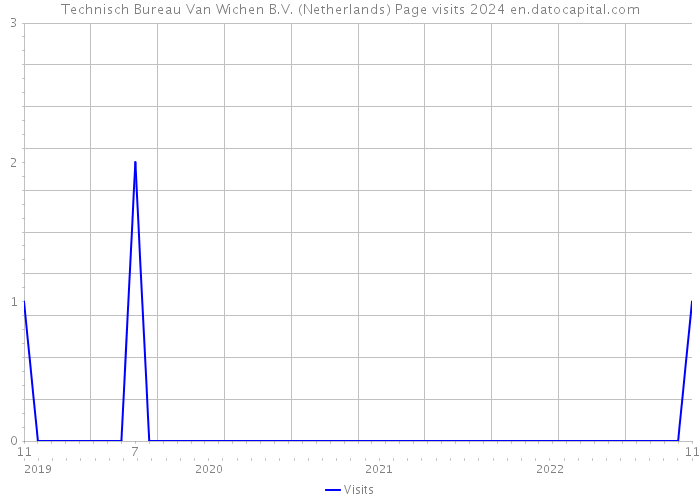 Technisch Bureau Van Wichen B.V. (Netherlands) Page visits 2024 