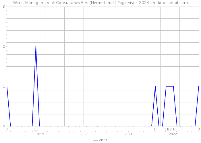 Werst Management & Consultancy B.V. (Netherlands) Page visits 2024 
