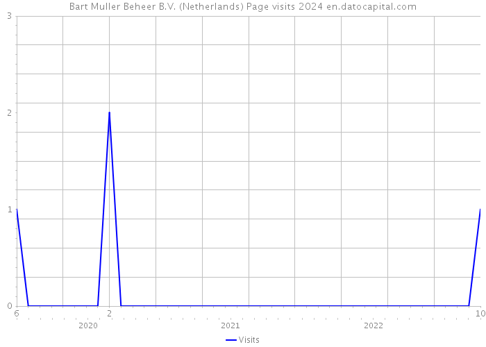 Bart Muller Beheer B.V. (Netherlands) Page visits 2024 