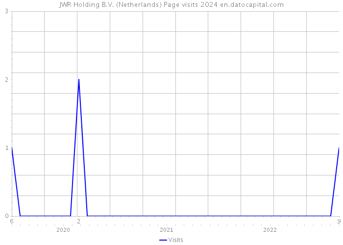JWR Holding B.V. (Netherlands) Page visits 2024 