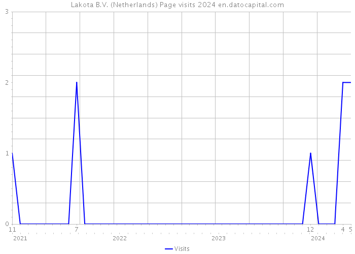Lakota B.V. (Netherlands) Page visits 2024 