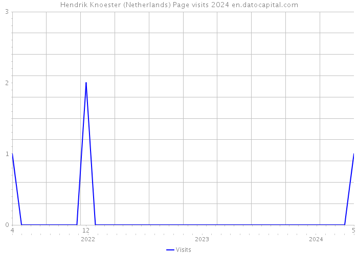 Hendrik Knoester (Netherlands) Page visits 2024 