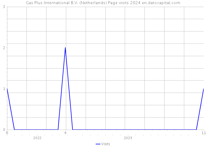 Gas Plus International B.V. (Netherlands) Page visits 2024 