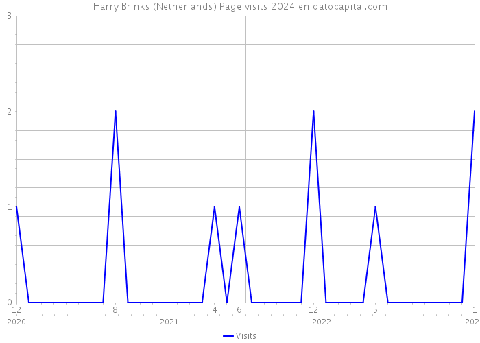 Harry Brinks (Netherlands) Page visits 2024 