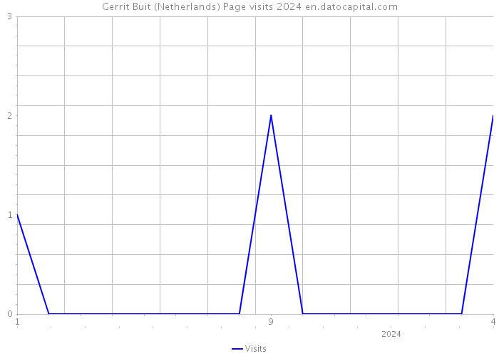 Gerrit Buit (Netherlands) Page visits 2024 