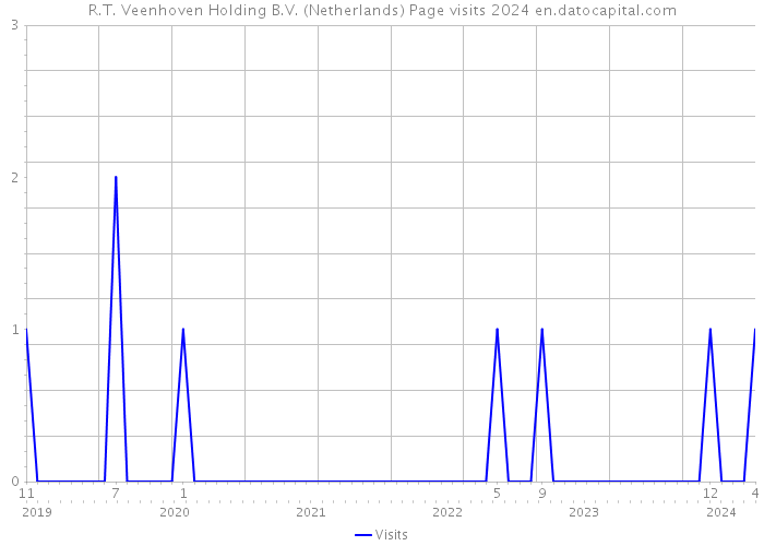 R.T. Veenhoven Holding B.V. (Netherlands) Page visits 2024 