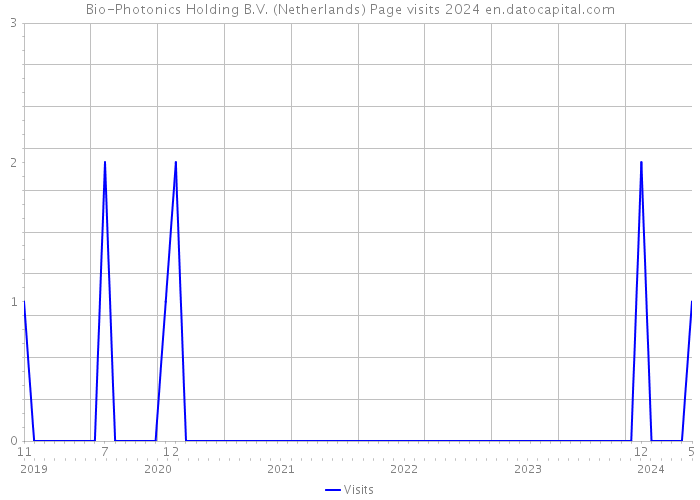 Bio-Photonics Holding B.V. (Netherlands) Page visits 2024 
