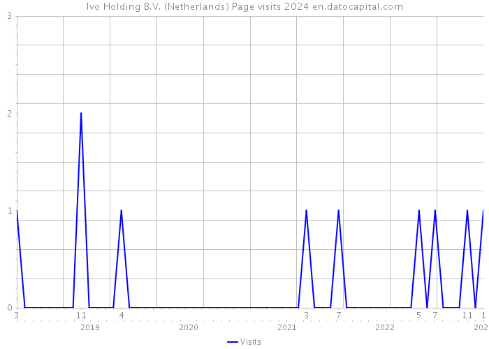 Ivo Holding B.V. (Netherlands) Page visits 2024 