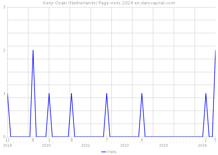 Kenji Ozaki (Netherlands) Page visits 2024 