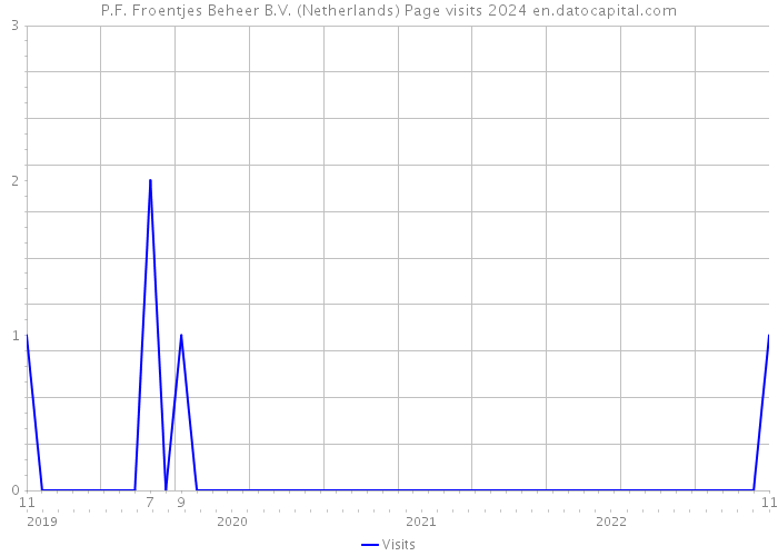 P.F. Froentjes Beheer B.V. (Netherlands) Page visits 2024 