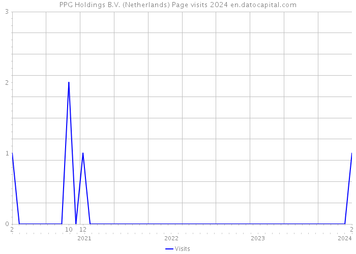 PPG Holdings B.V. (Netherlands) Page visits 2024 