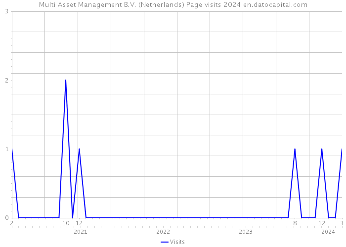 Multi Asset Management B.V. (Netherlands) Page visits 2024 