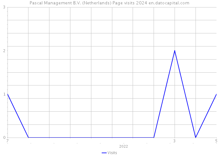 Pascal Management B.V. (Netherlands) Page visits 2024 