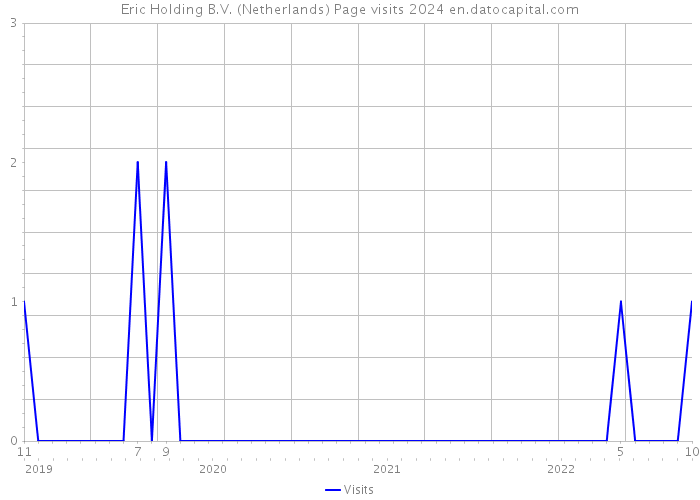 Eric Holding B.V. (Netherlands) Page visits 2024 