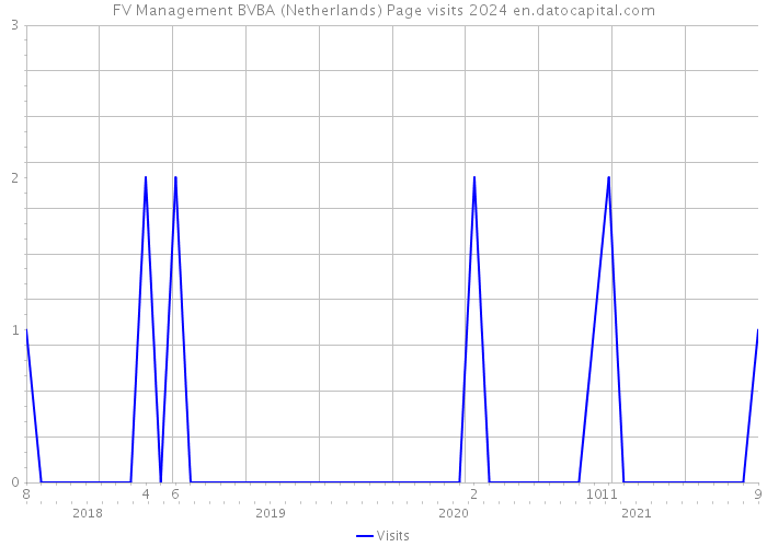 FV Management BVBA (Netherlands) Page visits 2024 
