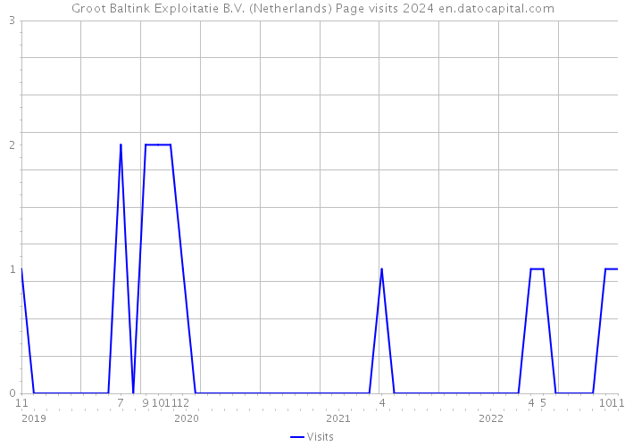 Groot Baltink Exploitatie B.V. (Netherlands) Page visits 2024 